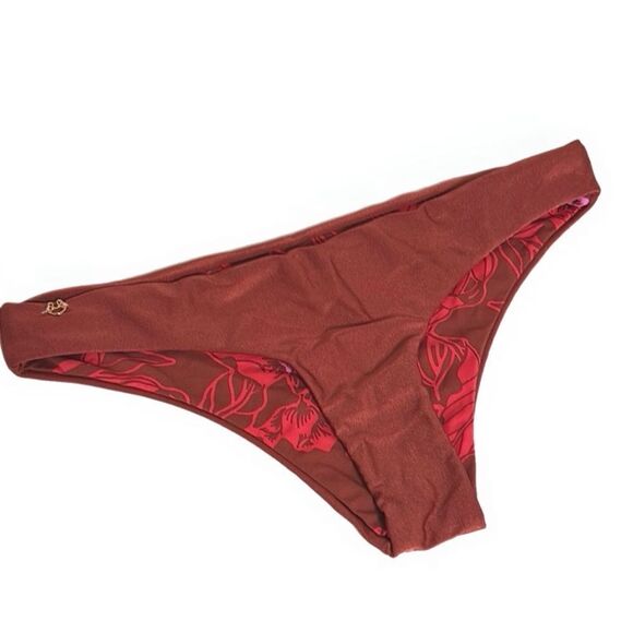 Maaji Sangria Sublime Reversible Signature Cut Bikini Bottom Sz L NWOT - Picture 7 of 9